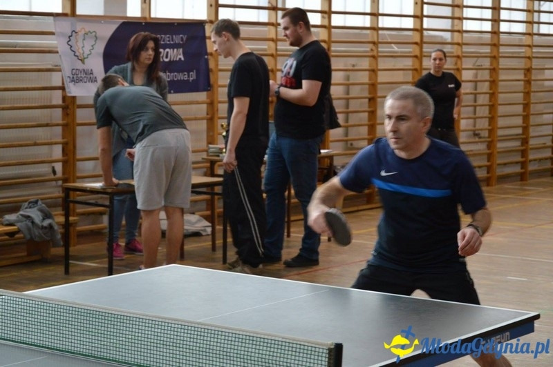 I Turniej Tenisa Stołowego o Puchar Przewodniczącego Rady Dzielnicy Dąbrowa - 2015