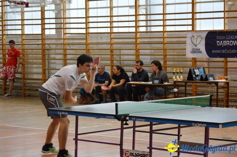 I Turniej Tenisa Stołowego o Puchar Przewodniczącego Rady Dzielnicy Dąbrowa - 2015