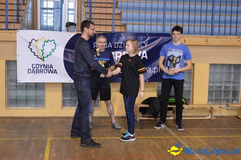 I Turniej Tenisa Stołowego o Puchar Przewodniczącego Rady Dzielnicy Dąbrowa - 2015