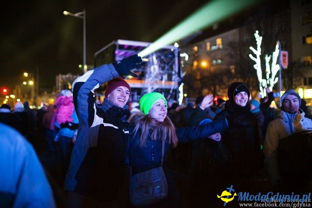 Gdynia powitała Nowy 2016 rok