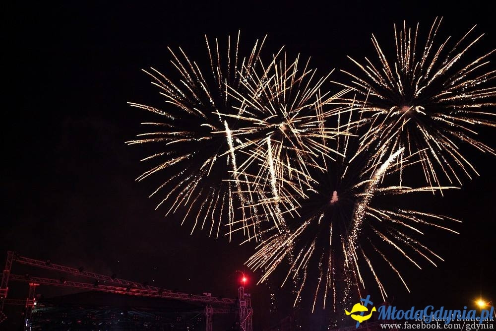 Gdynia powitała Nowy 2016 rok