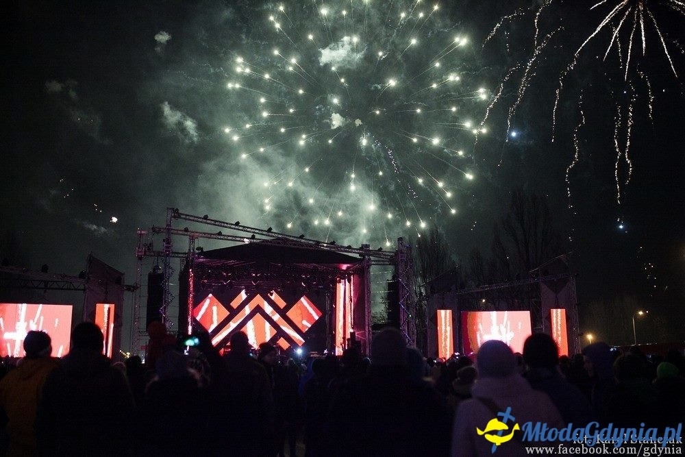 Gdynia powitała Nowy 2016 rok
