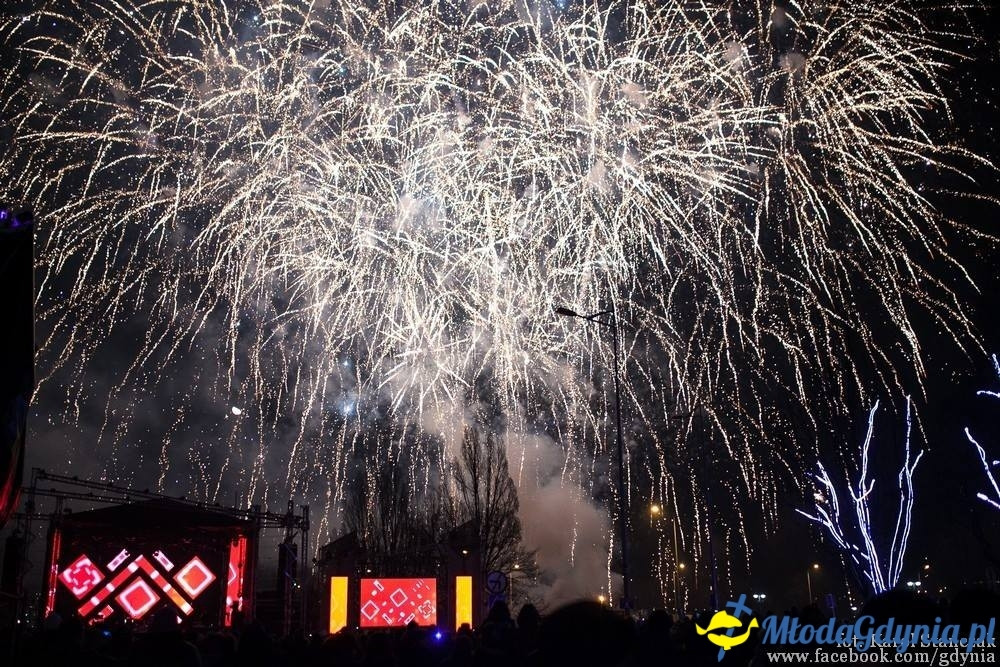 Gdynia powitała Nowy 2016 rok