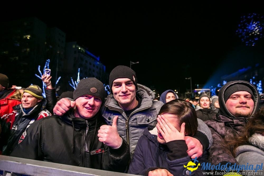 Gdynia powitała Nowy 2016 rok