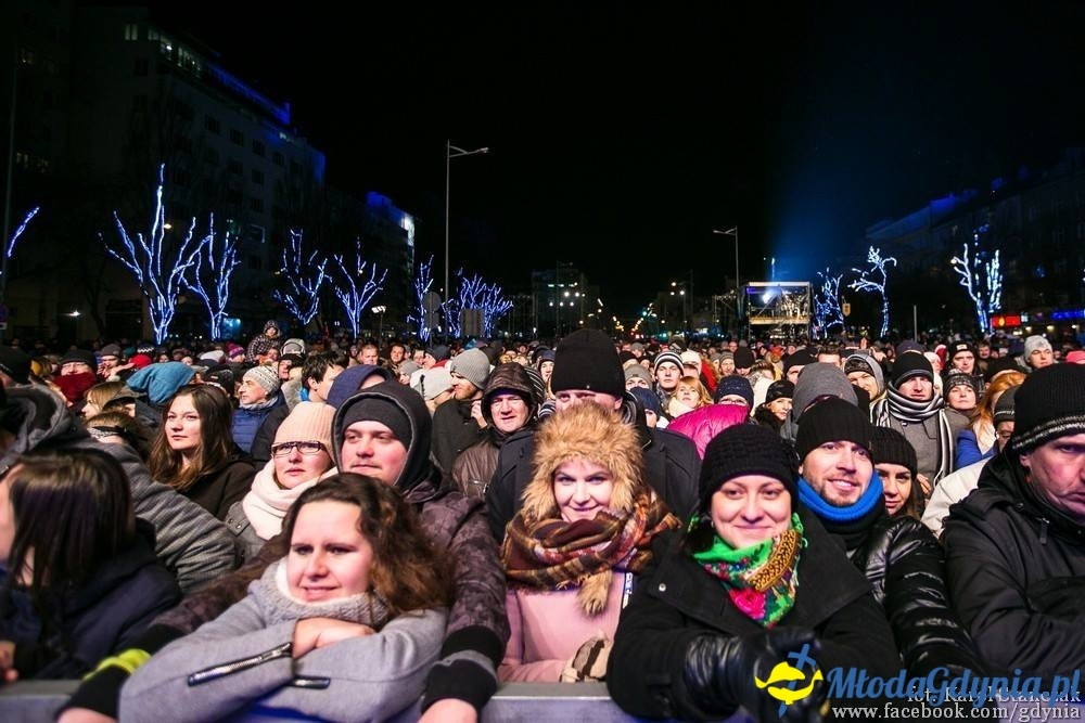 Gdynia powitała Nowy 2016 rok