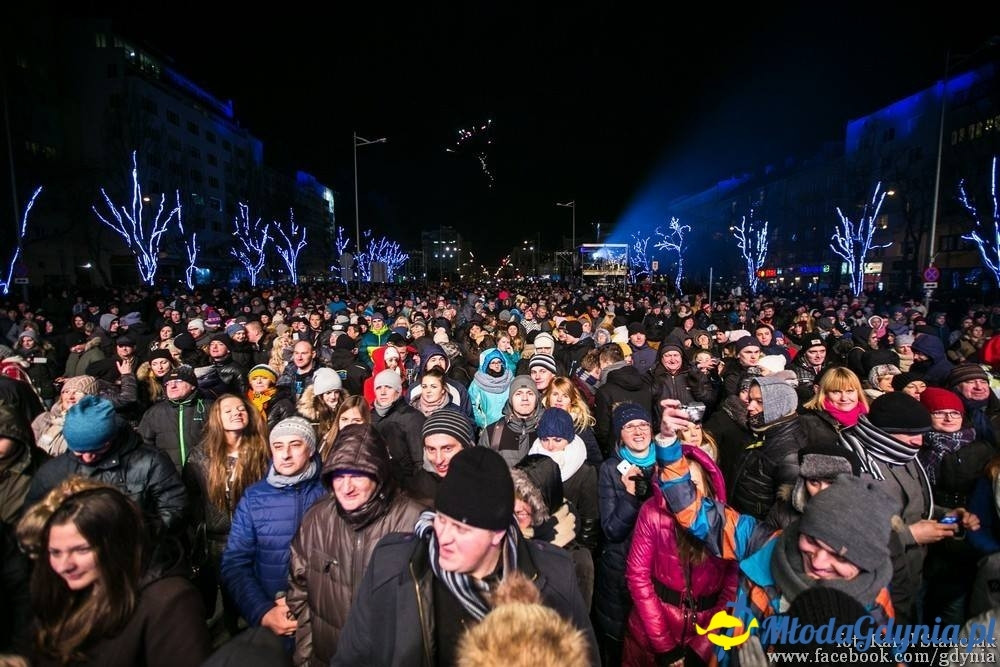 Gdynia powitała Nowy 2016 rok