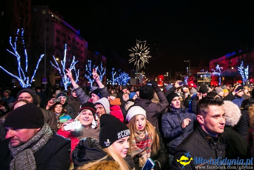 Gdynia powitała Nowy 2016 rok