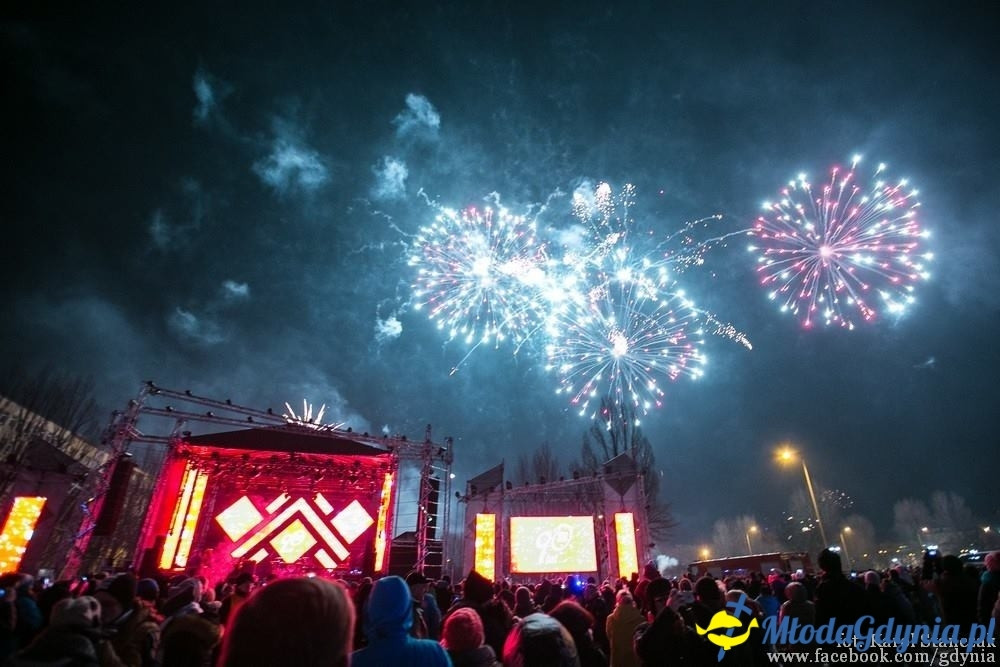 Gdynia powitała Nowy 2016 rok