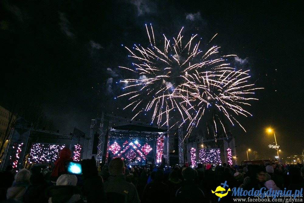 Gdynia powitała Nowy 2016 rok