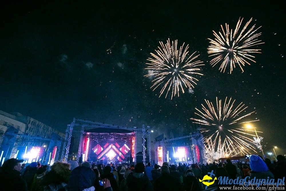 Gdynia powitała Nowy 2016 rok