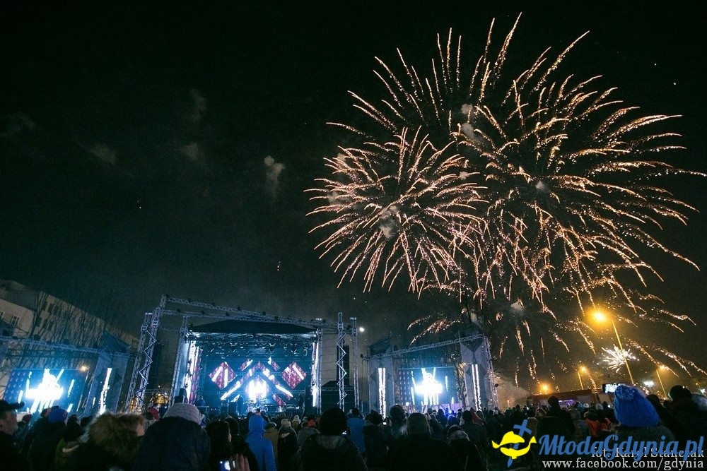 Gdynia powitała Nowy 2016 rok
