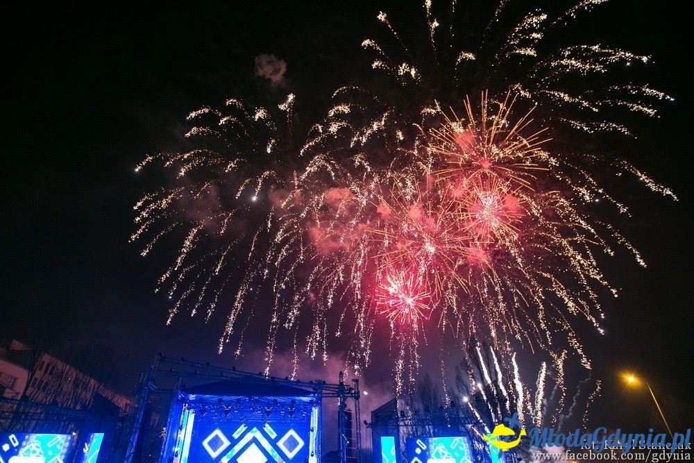 Gdynia powitała Nowy 2016 rok