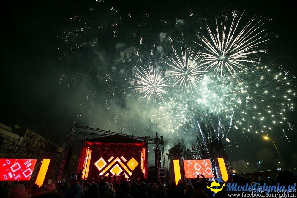 Gdynia powitała Nowy 2016 rok