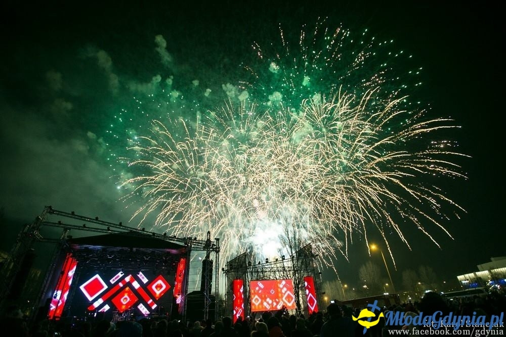 Gdynia powitała Nowy 2016 rok