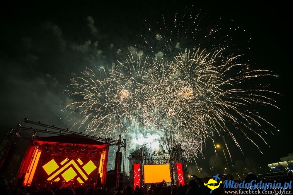 Gdynia powitała Nowy 2016 rok