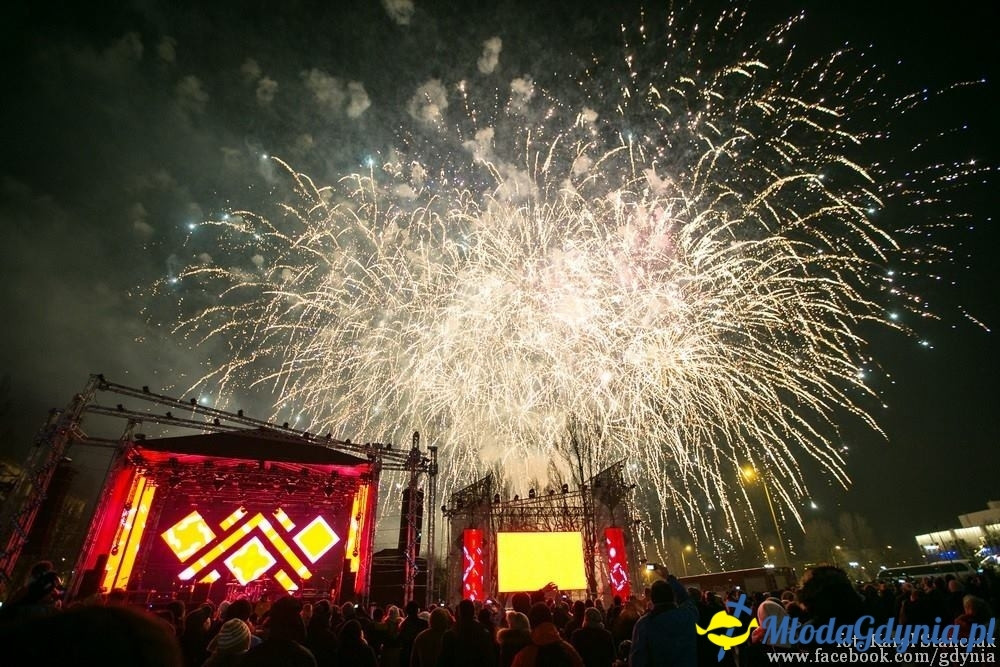 Gdynia powitała Nowy 2016 rok