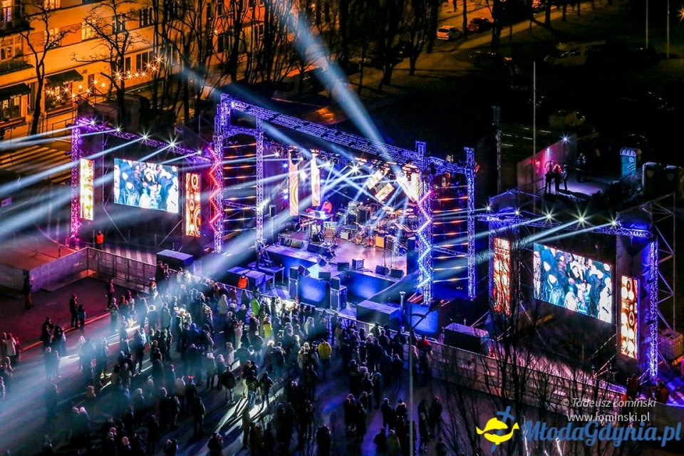 Gdynia powitała Nowy 2016 rok
