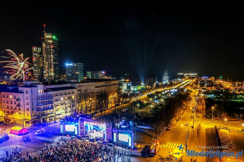 Gdynia powitała Nowy 2016 rok
