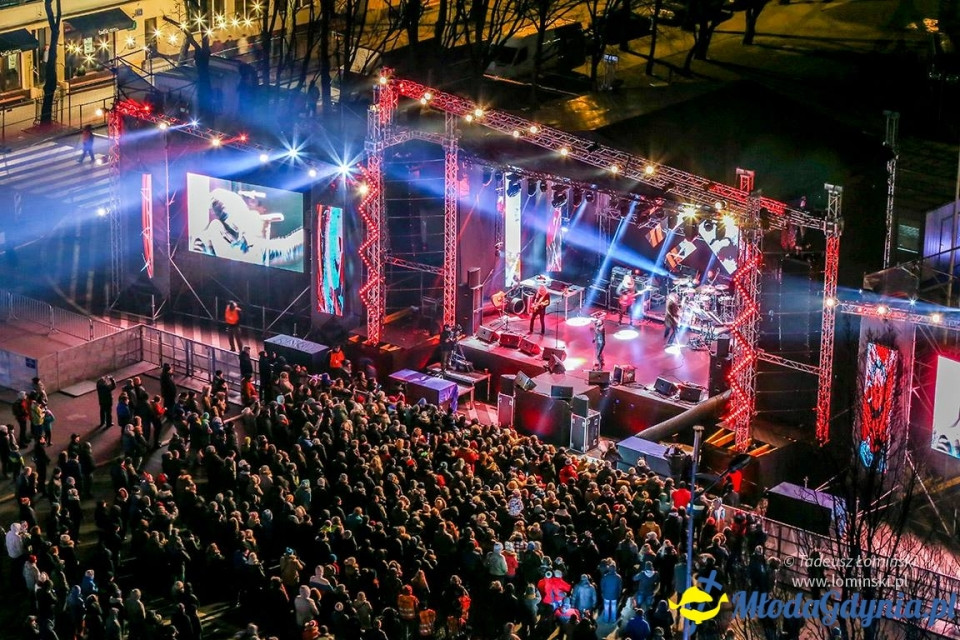 Gdynia powitała Nowy 2016 rok