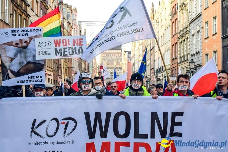 Wolne media - Demonstracja w obronie mediów publicznych