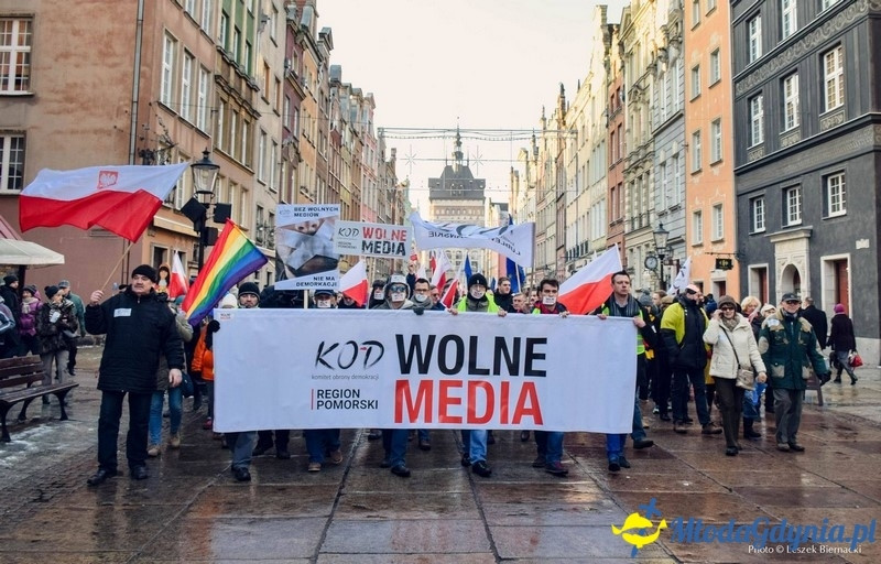 Wolne media - Demonstracja w obronie mediów publicznych