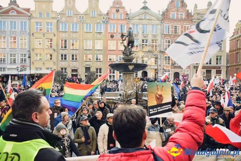 Wolne media - Demonstracja w obronie mediów publicznych