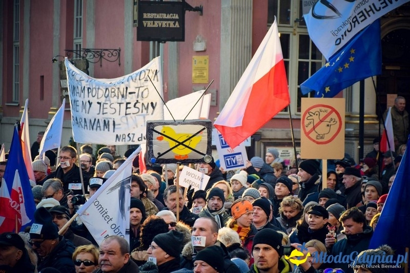 Wolne media - Demonstracja w obronie mediów publicznych