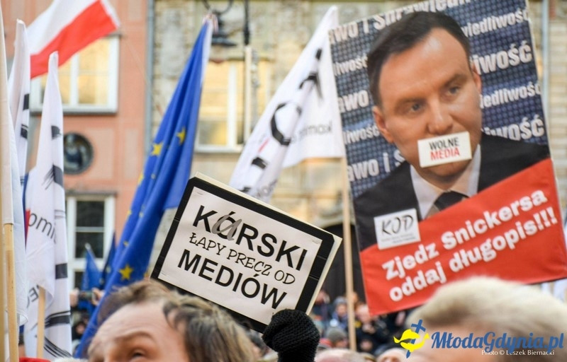 Wolne media - Demonstracja w obronie mediów publicznych
