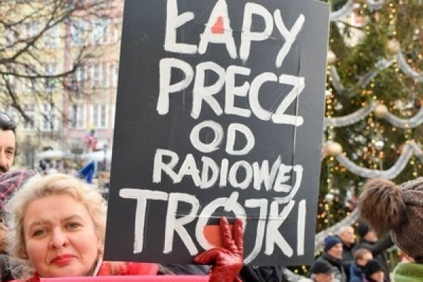 Wolne media - Demonstracja w obronie mediów publicznych