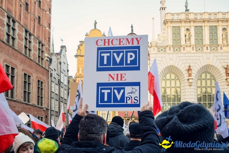 Wolne media - Demonstracja w obronie mediów publicznych