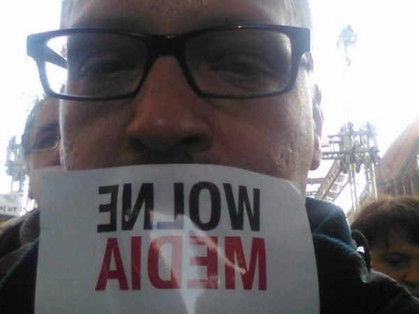 Wolne media - Demonstracja w obronie mediów publicznych