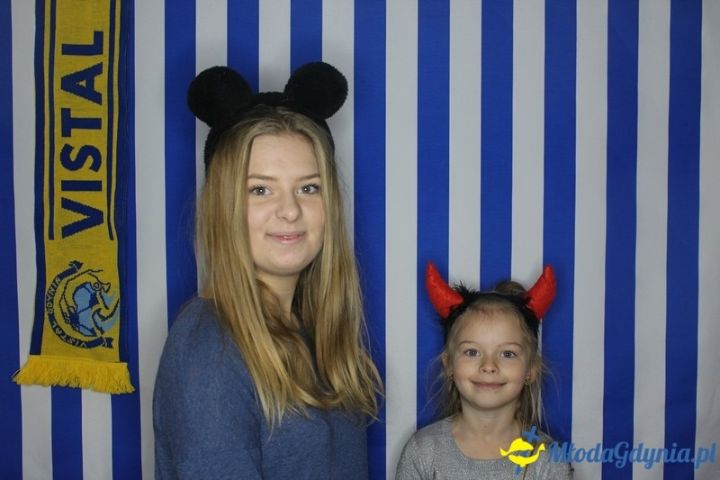 Vistal Gdynia - selfi na meczu