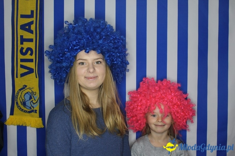 Vistal Gdynia - selfi na meczu
