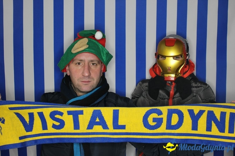 Vistal Gdynia - selfi na meczu