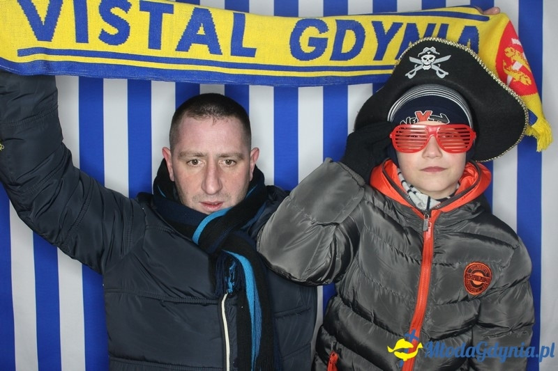 Vistal Gdynia - selfi na meczu