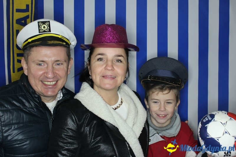 Vistal Gdynia - selfi na meczu