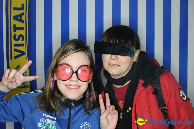 Vistal Gdynia - selfi na meczu