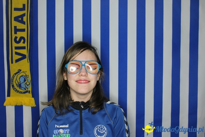 Vistal Gdynia - selfi na meczu