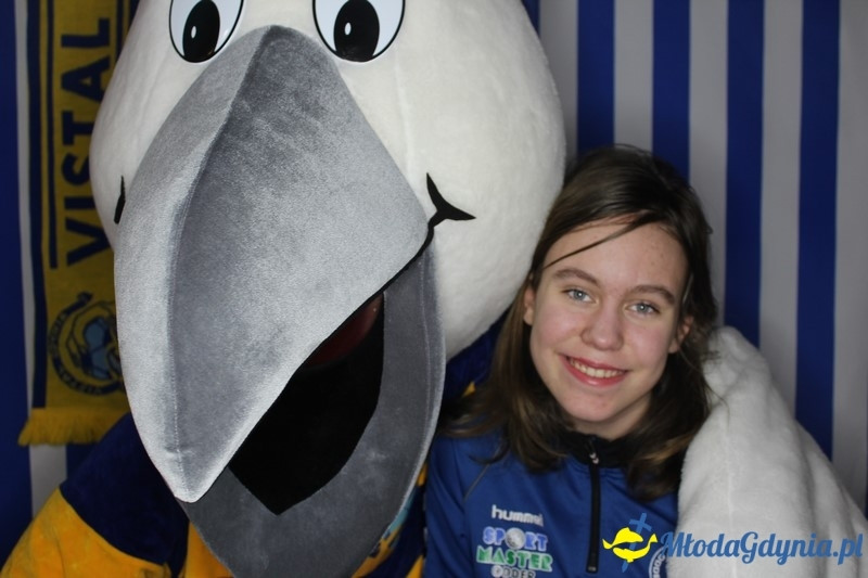 Vistal Gdynia - selfi na meczu