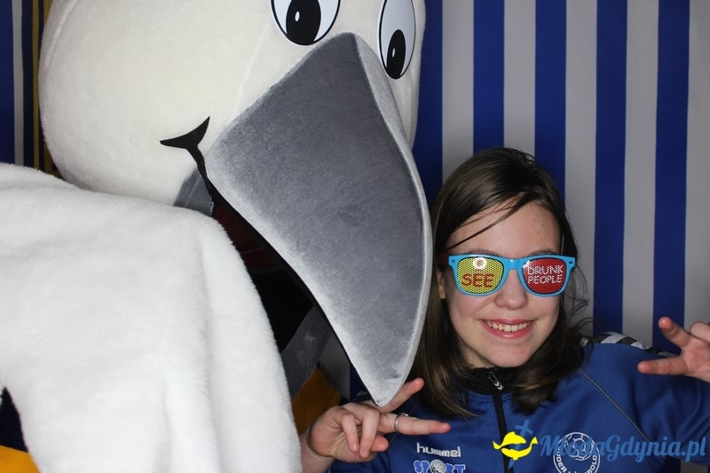 Vistal Gdynia - selfi na meczu