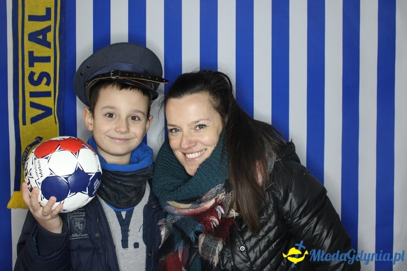 Vistal Gdynia - selfi na meczu