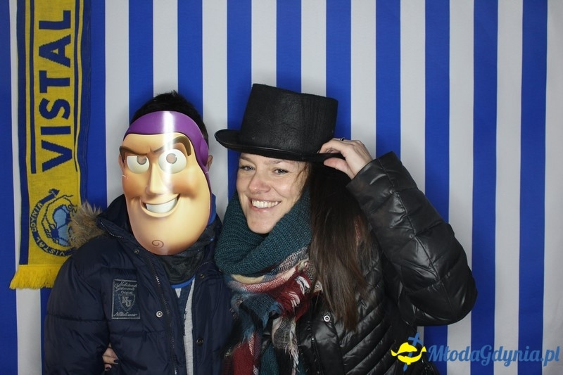 Vistal Gdynia - selfi na meczu