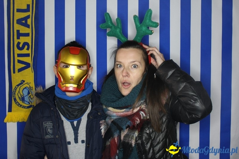 Vistal Gdynia - selfi na meczu