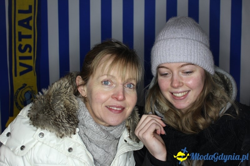 Vistal Gdynia - selfi na meczu