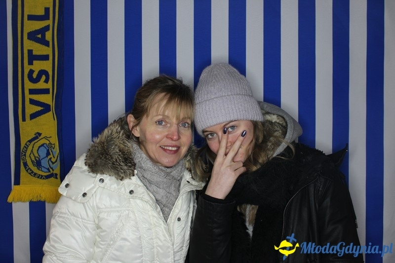 Vistal Gdynia - selfi na meczu