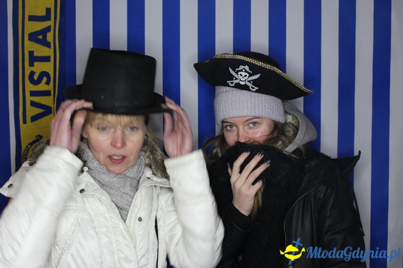 Vistal Gdynia - selfi na meczu