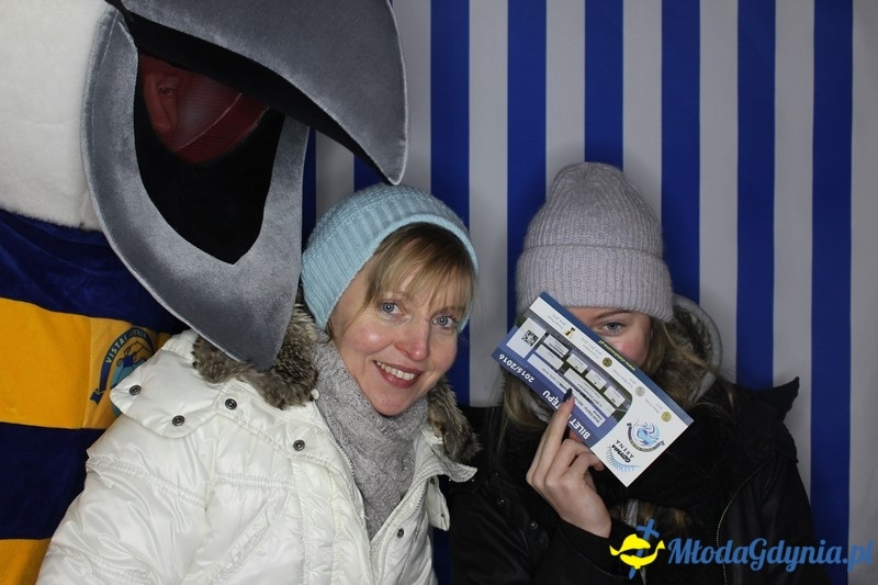 Vistal Gdynia - selfi na meczu