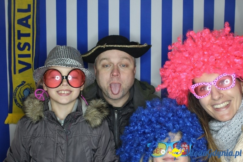 Vistal Gdynia - selfi na meczu