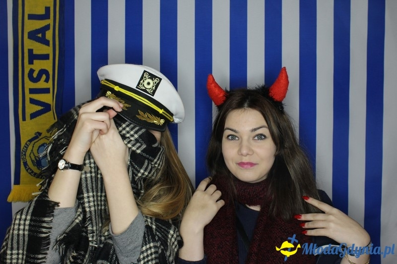 Vistal Gdynia - selfi na meczu