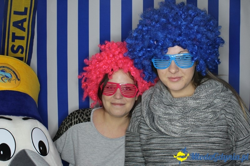 Vistal Gdynia - selfi na meczu